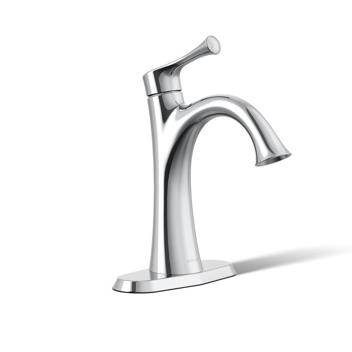 KOHLER K-35952-4 Buckley Single-handle bathroom sink faucet, 1.2 gpm, polished chrome - view 5