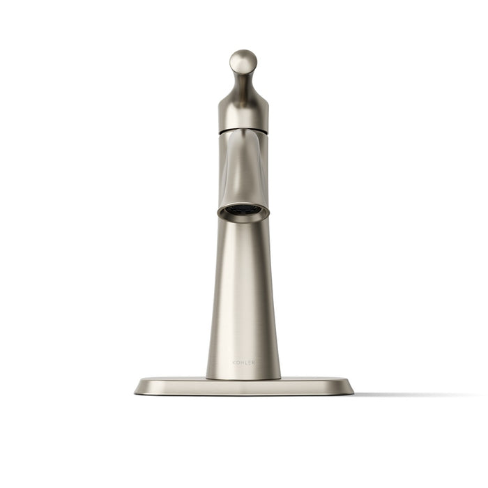 KOHLER K-35952-4 Buckley Single-handle bathroom sink faucet, 1.2 gpm, vibrant brushed nickel - view 2