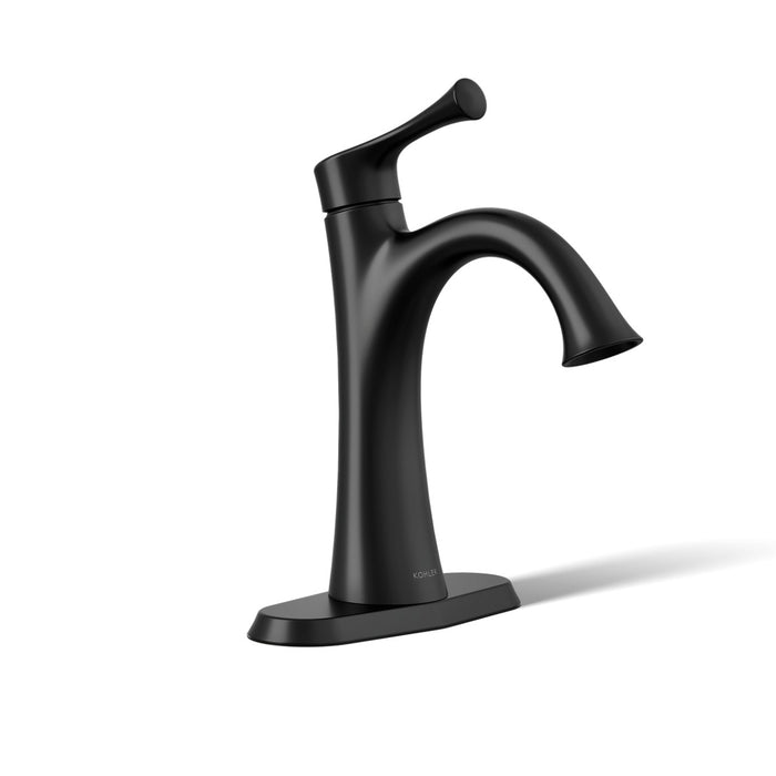 KOHLER K-35952-4K Buckley Single-handle bathroom sink faucet, 1.0 gpm, matte black - view 5