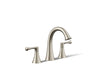 KOHLER K-35953-4 Buckley Widespread bathroom sink faucet, 1.2 gpm, vibrant brushed nickel