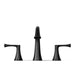 KOHLER K-35953-4K Buckley Widespread bathroom sink faucet, 1.0 gpm, matte black - view 2