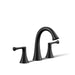 KOHLER K-35953-4K Buckley Widespread bathroom sink faucet, 1.0 gpm, matte black - view 5