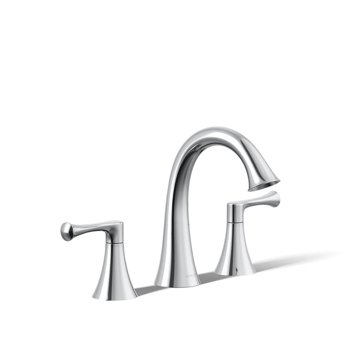 KOHLER K-35953-4K Buckley Widespread bathroom sink faucet, 1.0 gpm, polished chrome - view 5