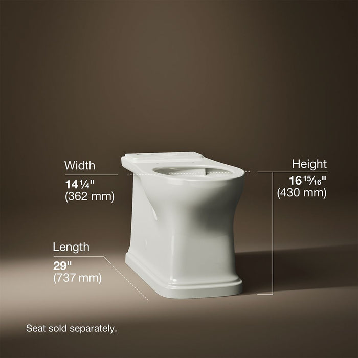 3/4 view of product with dimensions