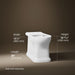 3/4 view of product with dimensions