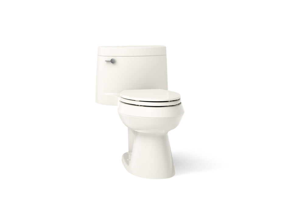 KOHLER K-3619 Cimarron One-piece elongated toilet with concealed trapway, 1.28 gpf, biscuit