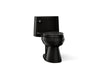 KOHLER K-3619 Cimarron One-piece elongated toilet with concealed trapway, 1.28 gpf, black black