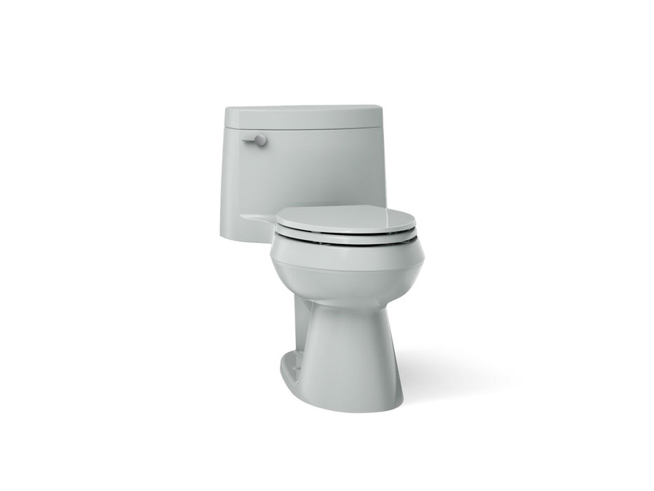 KOHLER K-3619 Cimarron One-piece elongated toilet with concealed trapway, 1.28 gpf, ice grey