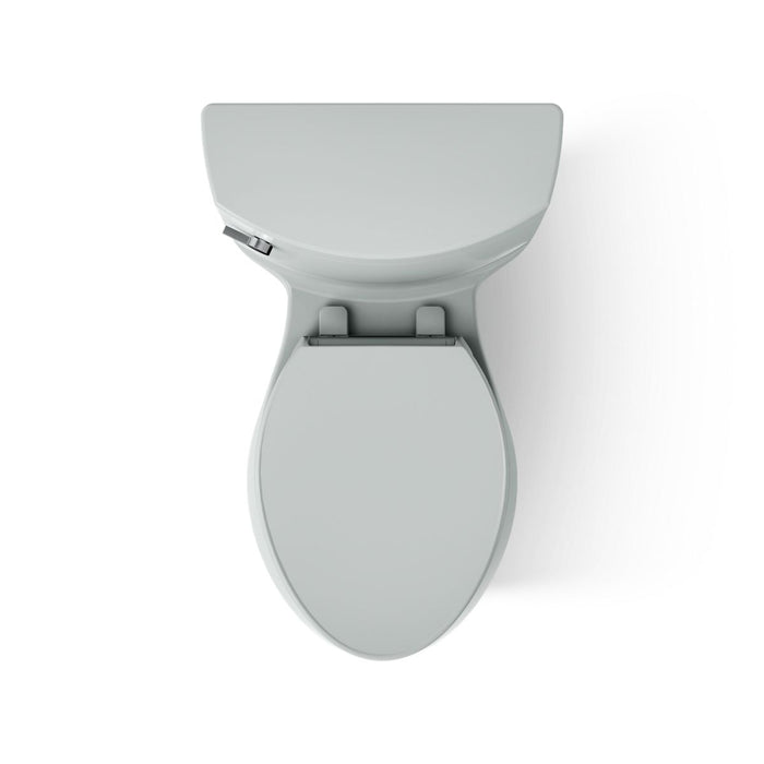KOHLER K-3619 Cimarron One-piece elongated toilet with concealed trapway, 1.28 gpf, ice grey - view 3