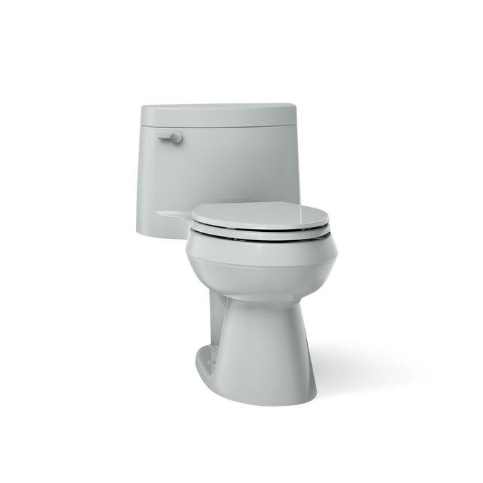 KOHLER K-3619 Cimarron One-piece elongated toilet with concealed trapway, 1.28 gpf, ice grey - view 5