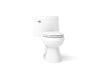KOHLER K-3619 Cimarron One-piece elongated toilet with concealed trapway, 1.28 gpf, white