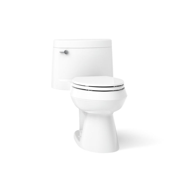 KOHLER K-3619 Cimarron One-piece elongated toilet with concealed trapway, 1.28 gpf, white - view 5