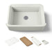 KOHLER K-36251-PC Audrine 32-1/2" undermount single-bowl farmhouse workstation kitchen sink, dune - view 3