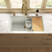 KOHLER K-36254-PC Audrine 33" undermount single-bowl workstation kitchen sink, dune - view 2