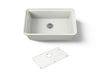 KOHLER K-36255 Audrine 30" undermount single-bowl kitchen sink, dune