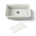 KOHLER K-36255 Audrine 30" undermount single-bowl kitchen sink, dune - view 4