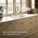 KOHLER K-36255 Audrine 30" undermount single-bowl kitchen sink, dune - view 5