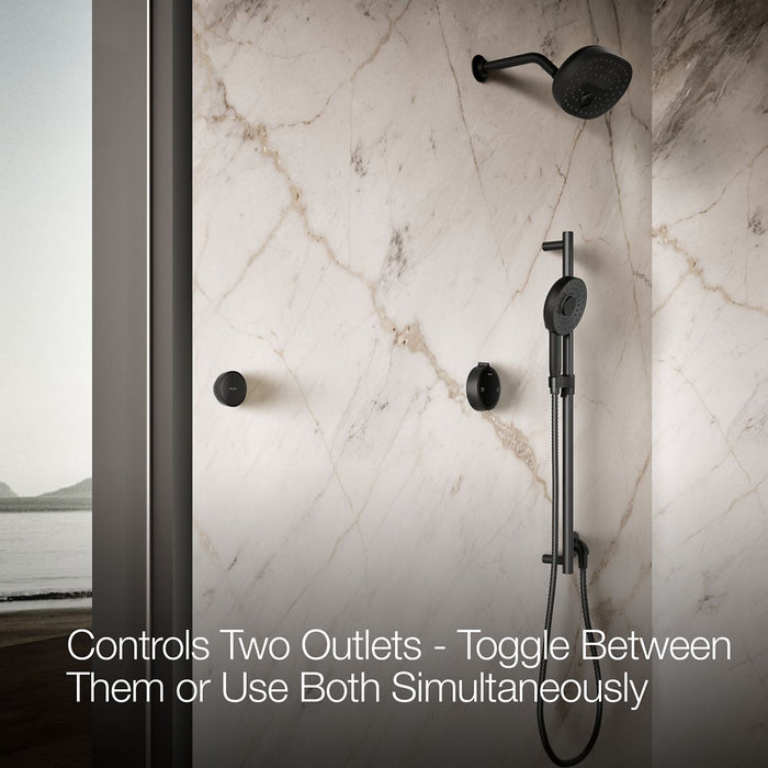 KOHLER K-36364 Anthem Duo Two-outlet shower digital control, matte black - view 4
