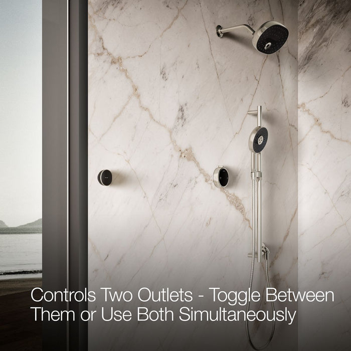KOHLER K-36364 Anthem Duo Two-outlet shower digital control, vibrant polished nickel - view 4