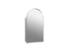 KOHLER K-36540 Verdera 20" x 34" arched framed medicine cabinet, left-hinged, polished chrome