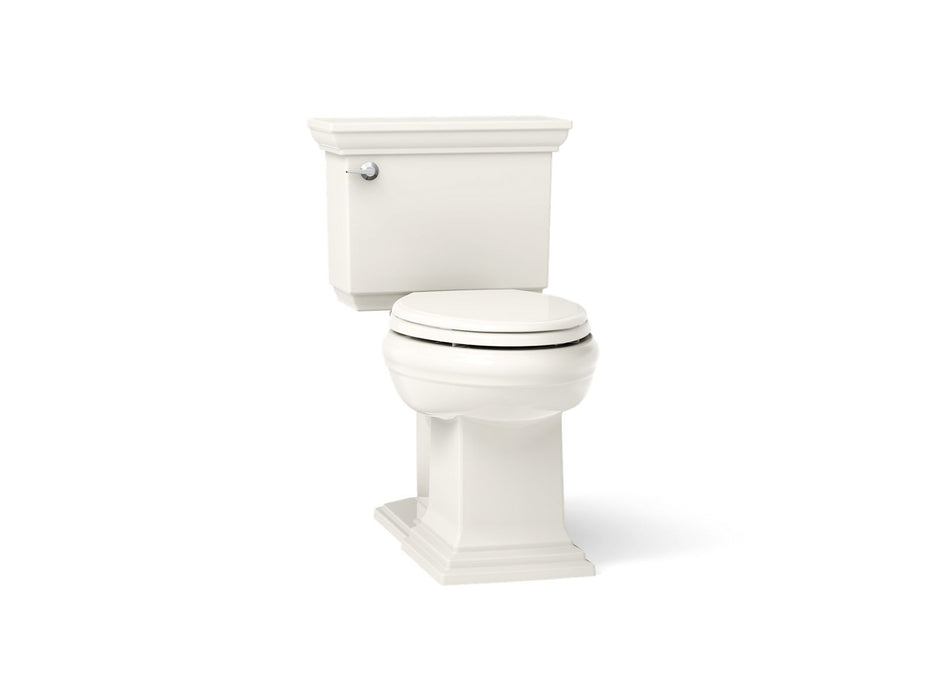 KOHLER K-36669 Memoirs Stately ContinuousClean ST two-piece elongated toilet with concealed trapway, 1.28 gpf, biscuit