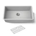 KOHLER K-36748 Billings 32-1/2" Undermount Single-bowl Kitchen Sink, Matte Grey - 3/4 view of product