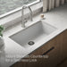 KOHLER K-36748 Billings 32-1/2" Undermount Single-bowl Kitchen Sink, Matte White - Detail image of a product feature