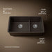 3/4 view of product with dimensions