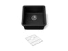 KOHLER K-36751 Billings 17-1/2" Undermount Bar Sink, Matte Black - 3/4 view of product