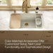 KOHLER K-37650 Sink Rack for Audrine Kitchen Sink, Dune - close-up view of product detail