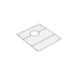 KOHLER K-37718 Billings Sink Rack, Stainless Steel - 3/4 view of product