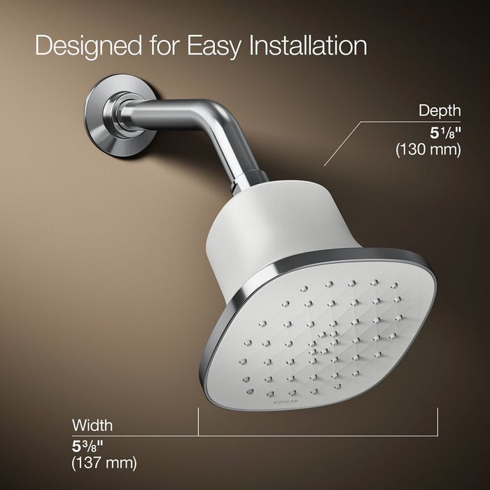 3/4 view of product with dimensions