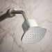 KOHLER K-37722-Y Cinq Square Single-function Filtered Showerhead, 2.5 GPM, Vibrant Brushed Nickel - Shows close up detail of 