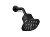 KOHLER K-37722-G Cinq Square single-function filtered showerhead, 1.75 gpm, matte black