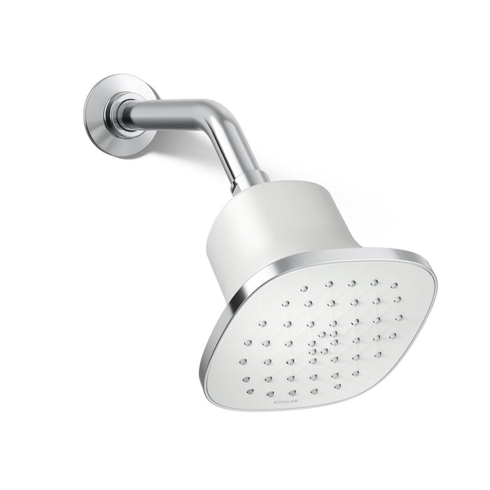 KOHLER K-37722-G Cinq Square single-function filtered showerhead, 1.75 gpm, polished chrome - view 3