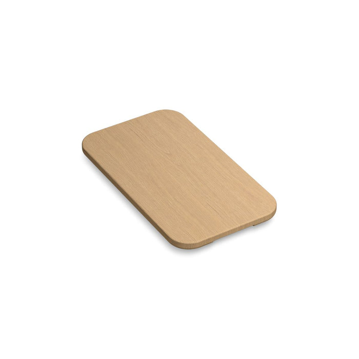 KOHLER K-37818 White Oak Cutting Board for Audrine Kitchen Sink - 3/4 view of product