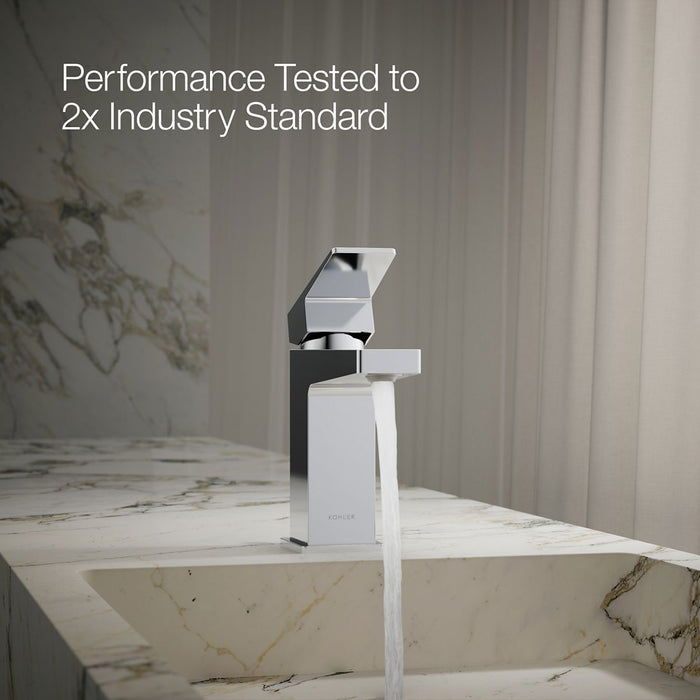 KOHLER K-37889-4 Honesty Single-handle bathroom sink faucet, 1.2 gpm, polished chrome - view 5
