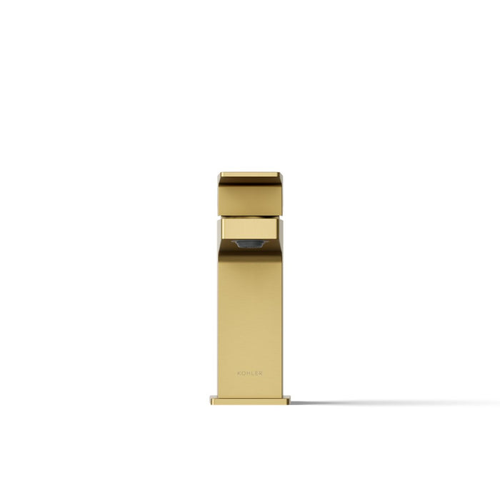 KOHLER K-37889-4 Honesty Single-handle bathroom sink faucet, 1.2 gpm, vibrant brushed moderne brass - view 4