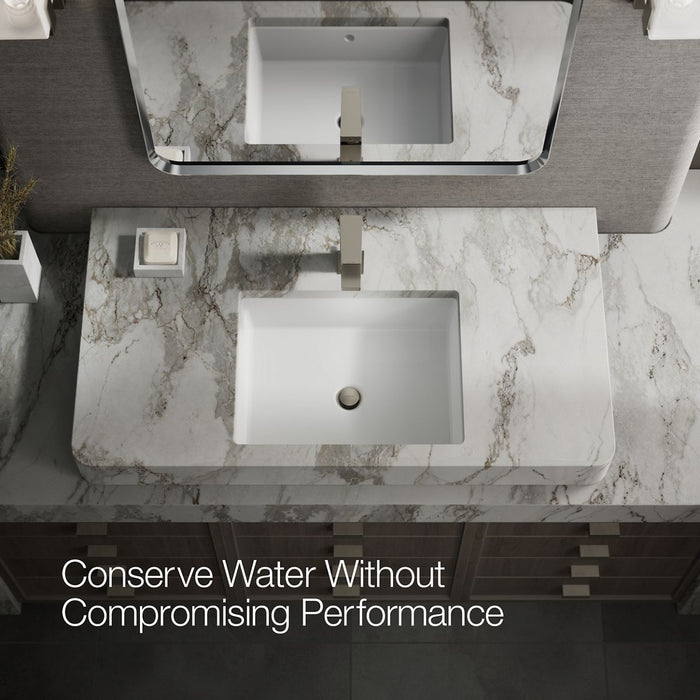KOHLER K-37889-4 Honesty Single-handle bathroom sink faucet, 1.2 gpm, vibrant brushed nickel - view 3