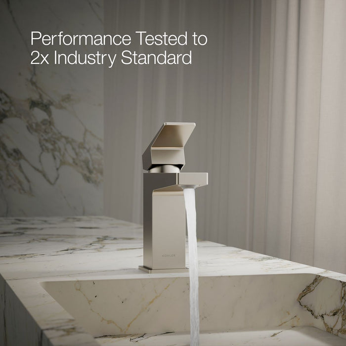 KOHLER K-37889-4 Honesty Single-handle bathroom sink faucet, 1.2 gpm, vibrant brushed nickel - view 5