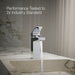 KOHLER K-37890-4N Honesty Single-handle bathroom sink faucet, 0.5 gpm, polished chrome - view 5