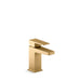 KOHLER K-37890-4N Honesty Single-handle bathroom sink faucet, 0.5 gpm, vibrant brushed moderne brass