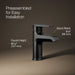 KOHLER K-37891-4 Hint Single-handle bathroom sink faucet, 1.2 gpm, matte black - view 2