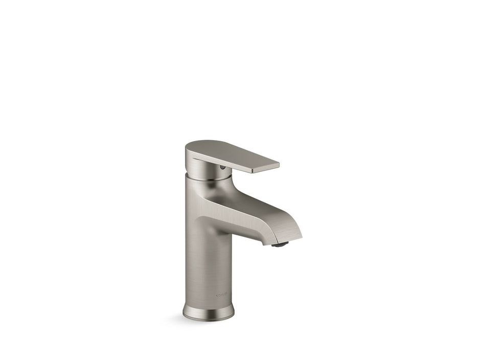 KOHLER K-37891-4 Hint Single-handle bathroom sink faucet, 1.2 gpm, vibrant brushed nickel
