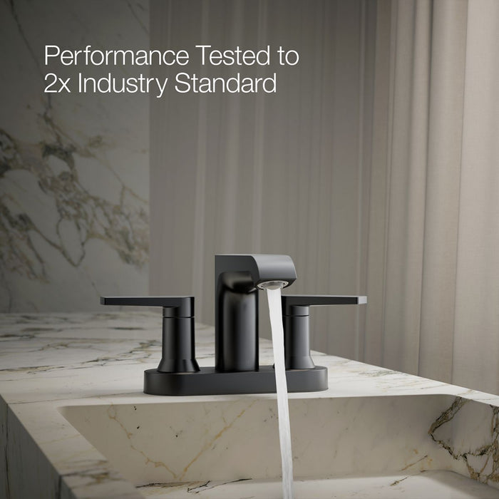 KOHLER K-37894-4 Hint Centerset bathroom sink faucet, 1.2 gpm