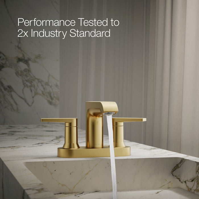 KOHLER K-37894-4 Hint Centerset bathroom sink faucet, 1.2 gpm