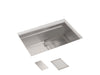 KOHLER K-37911 Synthos 27-3/4" undermount single-bowl kitchen sink, stainless steel - view 2