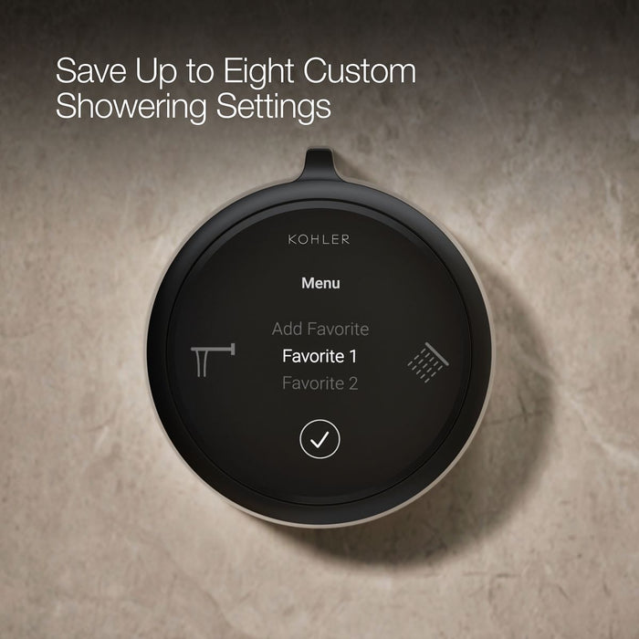 KOHLER K-37930 Anthem Duo Two-outlet bath/shower digital control, matte black - view 4