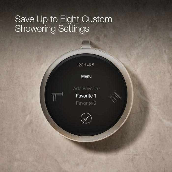 KOHLER K-37930 Anthem Duo Two-outlet bath/shower digital control, vibrant brushed nickel - view 4