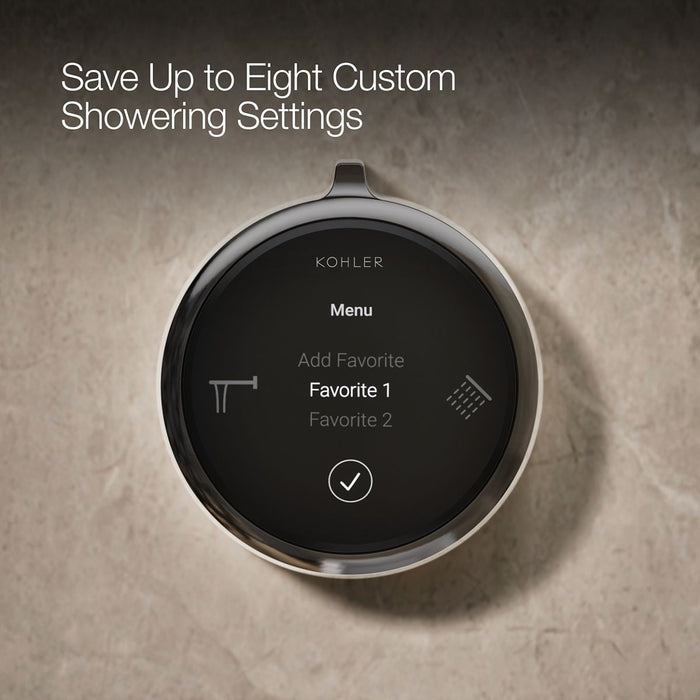 KOHLER K-37930 Anthem Duo Two-outlet bath/shower digital control, vibrant titanium - view 2